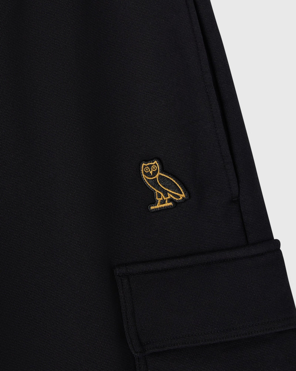 French Terry Cargo Short Black